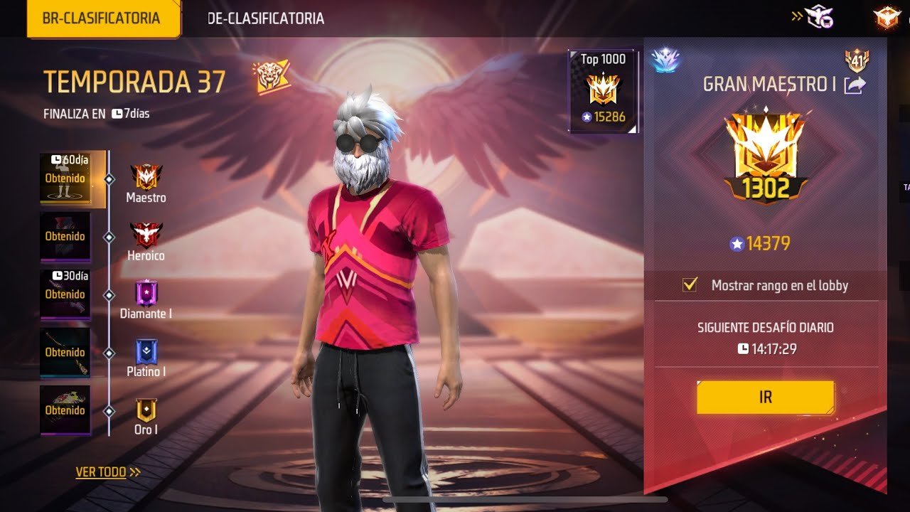 Gran Maestro Free Fire.